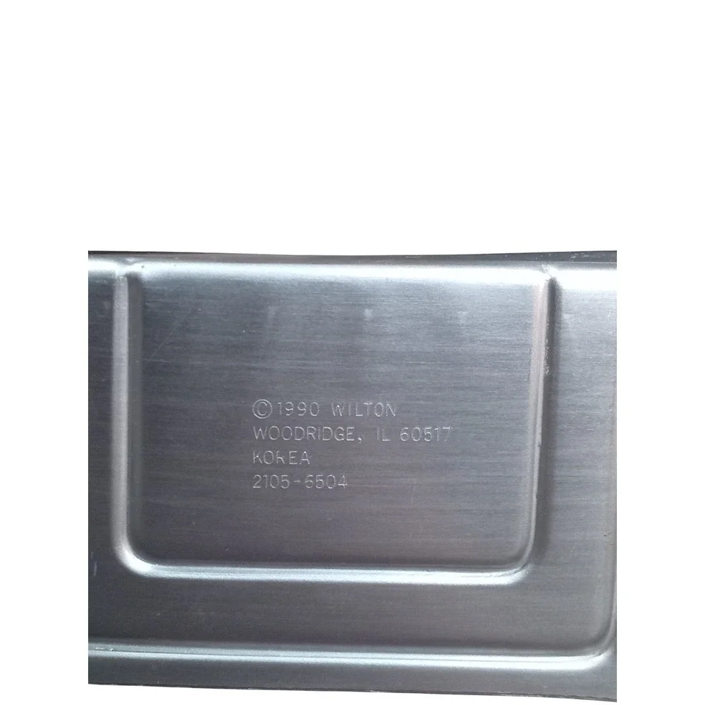 1990 Wilton Football Cake Pan Aluminum Baking Mold #2105-6504